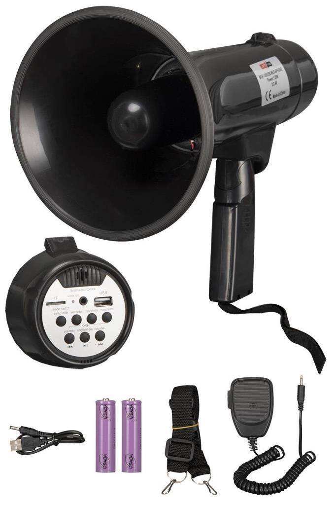 Lastvoice MGF-120USB-BT Mayklı Askılı EL Megafon 120 Watt (Şarjlı