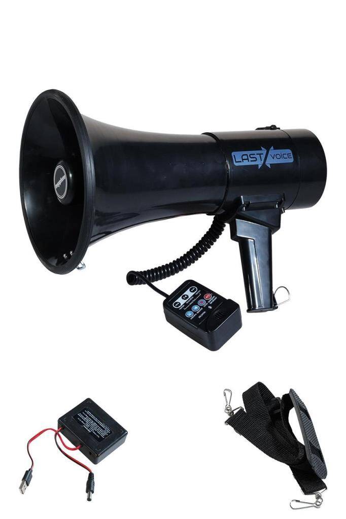 MEGAFON ロンT Lastvoice MGF-200X EL Megafonu 200W Bluetooth USB Şarjlı En uygun