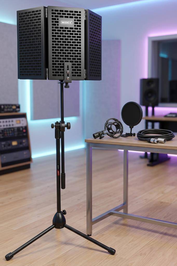 その他 SooyaStudio Red Bow Mori TTF 2024 Lastvoice PF-30X Mikrofon Standı Yalıtım Paneli XLR Kablo Pop